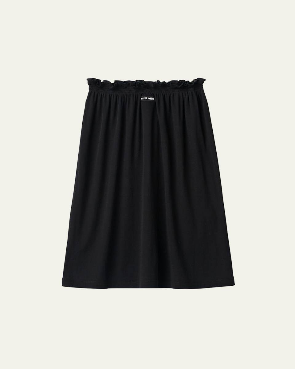 Jersey Logo Patch Skirt